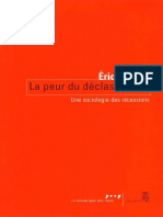 La Peur Du Declassement PDF