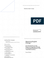 Watching English Change (L. Bauer) PDF