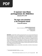 O Açucar Nas Ilhas Do Atlantico