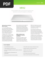 Cisco Meraki MR44 Access Point Datasheet | PDF | Ieee 802.11 | Mimo