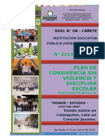 2 - Plan de Convivencia y Disciplina Escolar 2018