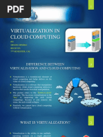 Virtualisation in Cloud Computing