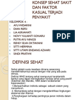 Konsep Sehat Sakit Dan Faktor Kasual Terjadi Penyakit