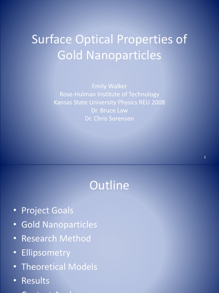 Positively Charged Gold Nanoparticles Fo | PDF | Nanoparticle ...