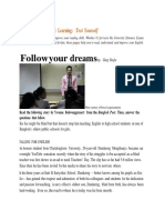 Follow Your Dreams: Bangkok Post Learning