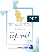 Buletin Doa April 2019 PDF