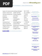 Types of Restaurants 