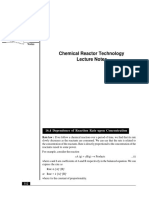 Chemical Reactor Technology Lecture Notes: Module - 5