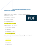 Global HRM MCQs Explained