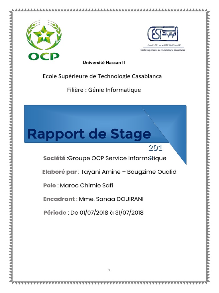 Rapport de Stage D'initiation  PDF  Commutation d'étiquette