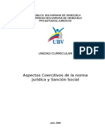 Aspectos Coercitivos de La Norma Jur+¡dica y Sanci+ N Social