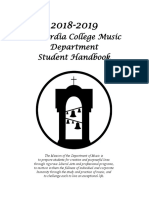 Music Major Handbook PDF