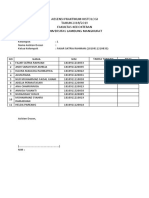 Absensi Histologi