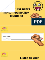 Junior 3 Writing Task Impact