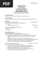 Resume March 23 2019