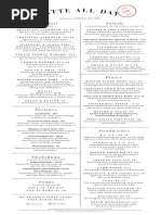 Tatte Fall/Winter Menu 2024-2025 | PDF | Salad | Pickling