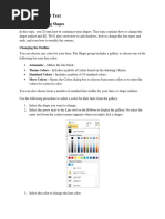 MS Visio Formatting