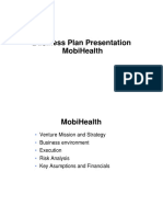 MobiHealth BusinessPlan Marketing Plan