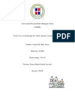 Etanol Metanol y Alcohol Isopropilico Uso en Odontologia