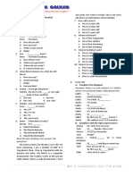 1'st Competency Test 7'th Grade Student