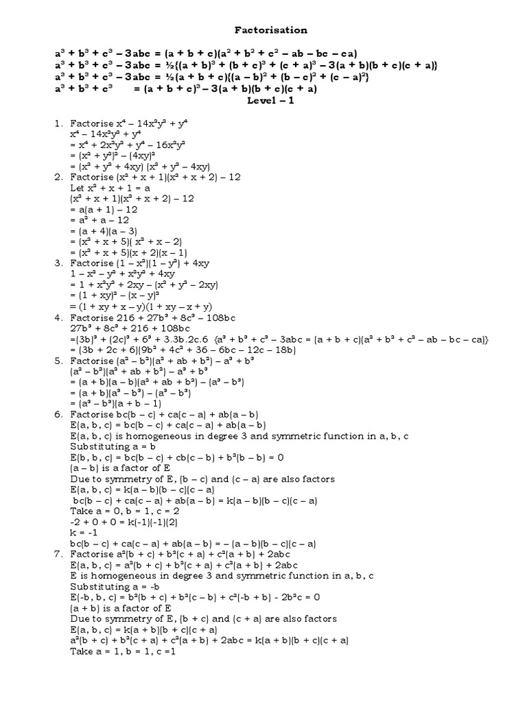 Factor Is At Ion Pdf Symmetry Factorization