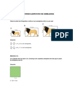 Ejercicios de Semejanza Res PDF