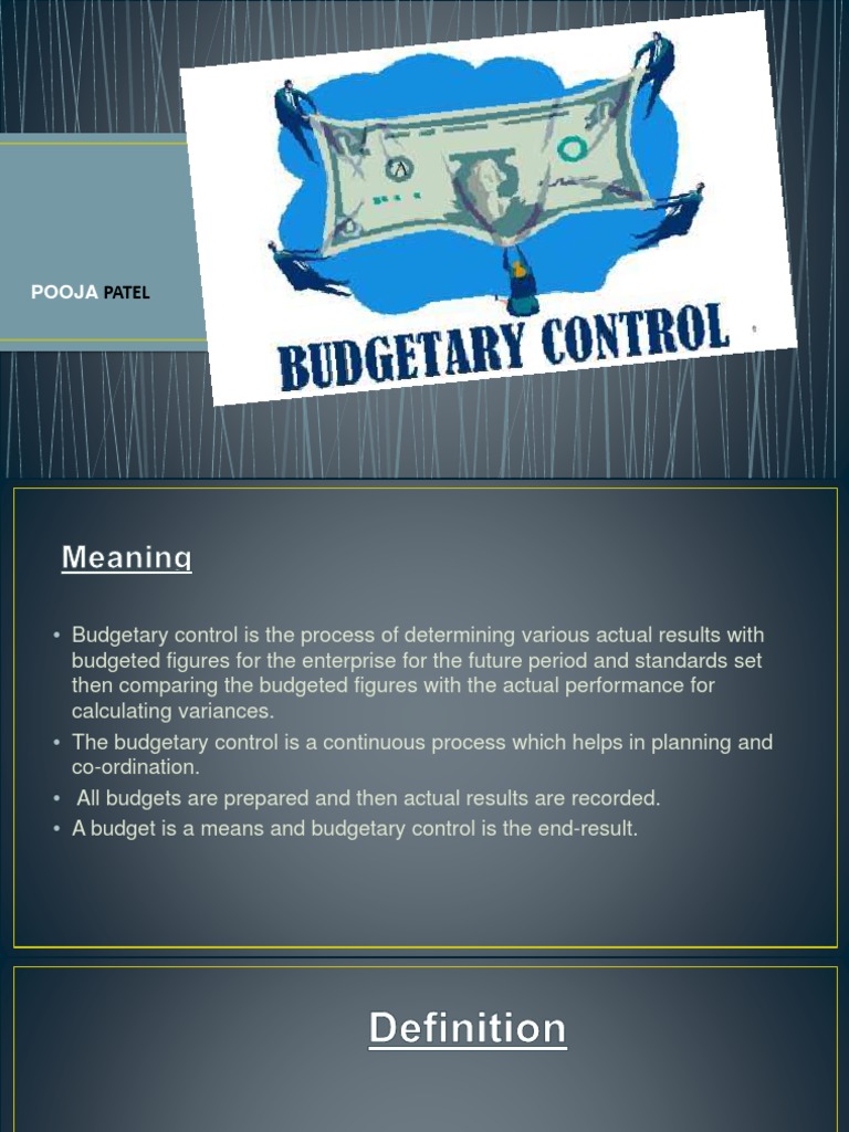 Budgetorycontrolfinal 170911114216 | PDF | Economies | Budgets And ...