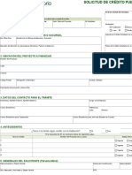 FB-CE-E-001 SOLICITUD DE CRÉDITO PUENTE V.3 27ABR16