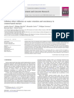 Cellulose Ethers Influence On Water Retention and Consistency in Cement-Based Mortars