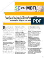 DISC Vs MBTI PDF
