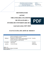 Metodologie FAD Examen Licenta 2018 PDF