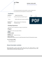 Resume Kamal PDF