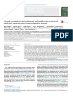 Phenolic Composition, Antioxidant and Anti-Proliferative Activities of Edible and Medicinal Plants From The Peruvian Amazon