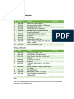 Rundown Acara CampCer