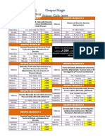 Horario de Grupos Magis Primer Ciclo 2019ii