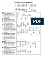 doblado de papel higienico 