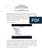 GPS Surveying Dr. Jayanta Kumar Ghosh Department of Civil Engineering Indian Institute of Technology, Roorkee Lecture - 07 GPS Positioning (Principle and Methods)