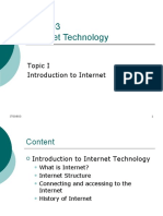 IT00803 Internet Technology: Topic I Introduction To Internet