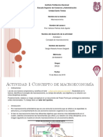 Actividad 1. Concepto de Macroeconomía