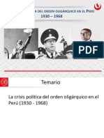 CRISIS POLÍTICA/SEGUNDA GUERRA MUNDIAL Y GUERRA FRÍA - Crisis Política Del Orden Oligárquico (1930-1968)