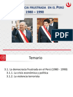 DEMOCRACIA EN EL PERÚ/CAÍDA URSS - Democracia Frustrada