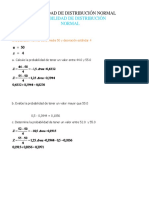 Probabilidad distribución normal calcular valores entre límites