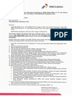 287 Tgl. 20.03.2019 - Surat PT Intan Borneo Raya - Kelengkapan Persyaratan Pembangunan SPBU DODO NPSO Di Kec. Loa Janan Ilir-Samarinda-Kaltim