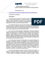 Decreto Supremo #030-2008-Mtc Modifican El Reglamento Nacional de Transporte Terrestre de Materiales y Residuos Peligrosos