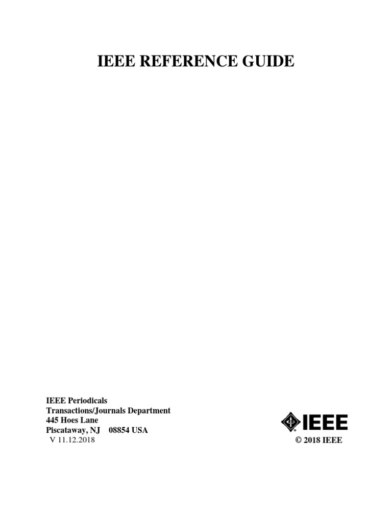 IEEE Reference Guide PDF PDF Digital Object Identifier