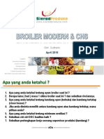 Broiler Modern: Sistem Perkandangan