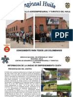 Informe Unidad Emprendimiento Cdath La Plata