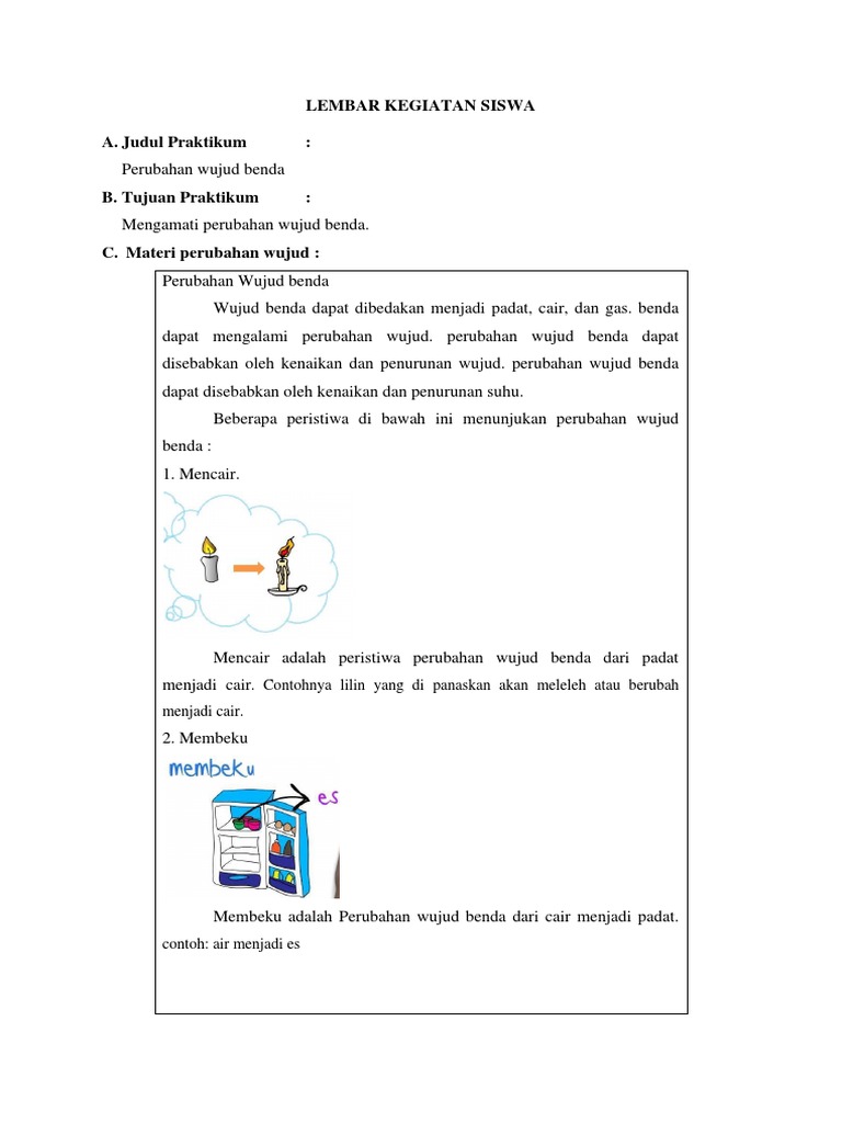 Lembar Kerja Siswa