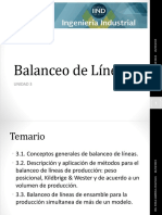 Balanceo de Lineas