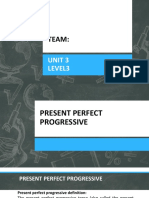Present perfect simple/present perfect progressive/modal verbs